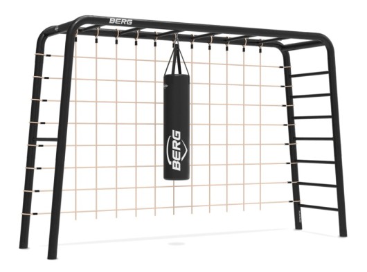 BERG PlayBase Large TL met klimnet en bokszak 380x100x245cm