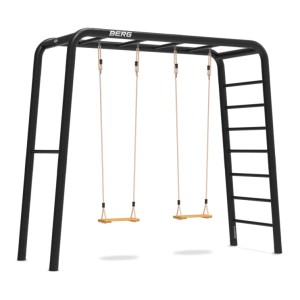 BERG PlayBase Medium TL met 2 houten schommelzitjes 285x100x245cm