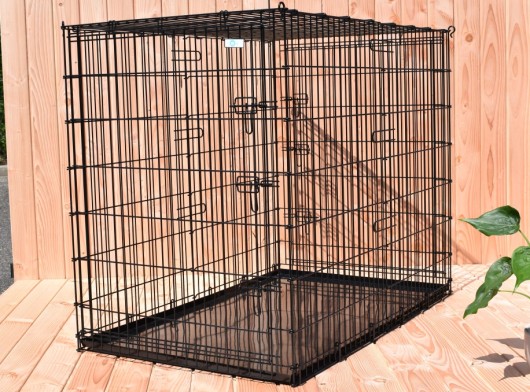 XXL hondenbench met 2 deuren 136x85x110cm