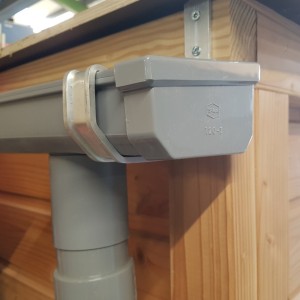 Met kunststof dakgoot?