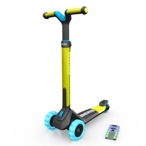 BERG Nexo Foldable Lights en LED-deck - Lime 60x32x83cm