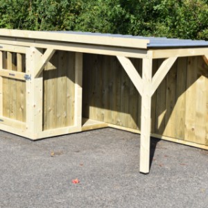 Schapenhok Isa 2 heeft een grote veranda