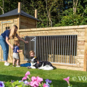 Hondenkennel Hooiberg Lize Voldux 392x150x235cm