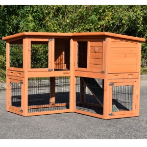 SHOWMODEL - konijnenhok Maurice Anti Knaag 122x122x59x96cm