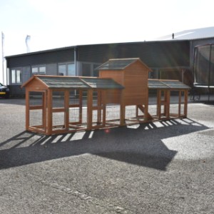 Een kijkje aan de achterkant van konijnenhok Prestige Medium