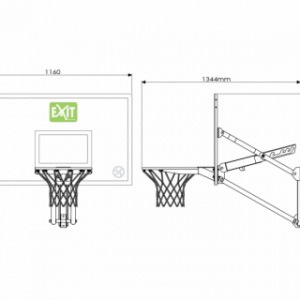 Basket EXIT Galaxy Wall-Mount System