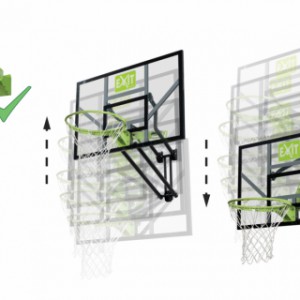 Basket EXIT Galaxy Wall-Mount System met dunkring