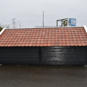 Zijkant varkenshok