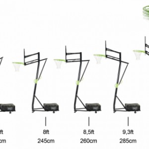 Basket EXIT Galaxy Portable met dunkring