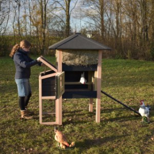 Het kippenhok Rosanne heeft ruime deuren