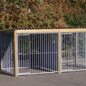 Hondenkennel Flinq dubbel 218x427 cm