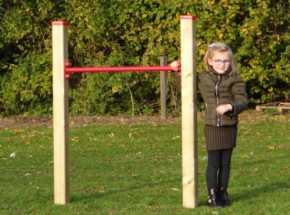 Duikelrek Rood - met 2 palen 200 cm