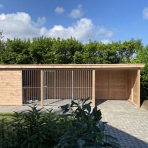 Deze mooie kennel is een aanwinst voor uw tuin