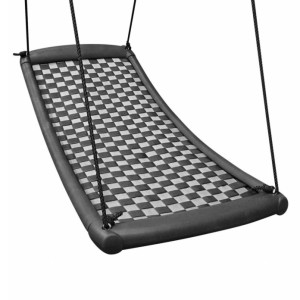 Schommelmat MultiKids Extra Large zilver-zwart nestschommel 166x66cm