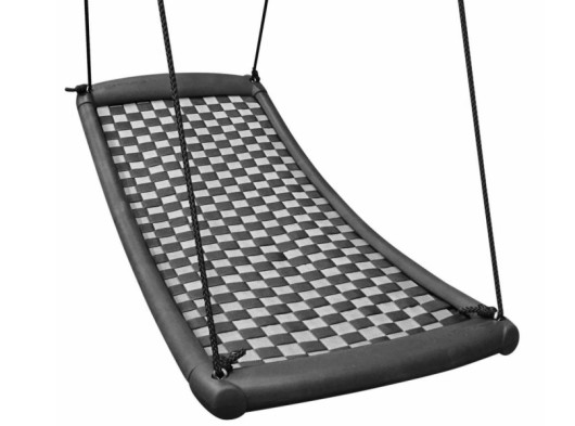 Schommelmat MultiKids Extra Large zilver-zwart nestschommel 166x66cm