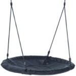 Nestschommel Rondice Ø100cm - zwart