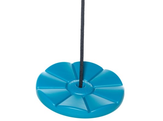 Schotelschommel kunststof Turquoise - met BR-touw