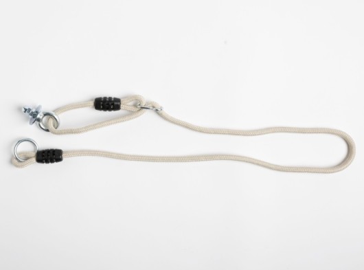 Kindvriendelijk verlengtouw voor schommelzitjes beige BR-touw - set van 2 stuks 0,95-1,75m