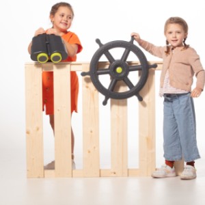 Verrekijker XXL is leuk te combineren met het stoere piratenstuur