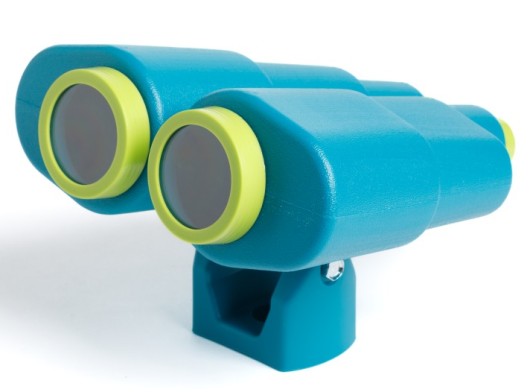 Verrekijker XXL turquoise/limoengroen