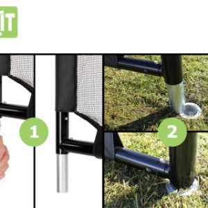 Verankering Exit voetbalgoal