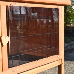 Plexiglas isolatie voor hok Bunny