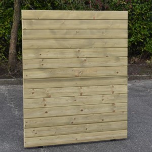 Modulpaneel met hout 150x184cm