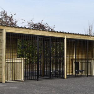 Hondenkennel Modul COMPART met Block 647x185x208cm