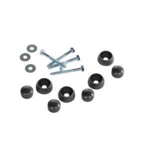 Montagemateriaal voor de duikelstang wordt meegeleverd