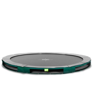 Trampoline EXIT 12 Elegant Inground SPORTS Ø366cm (12ft) - groen