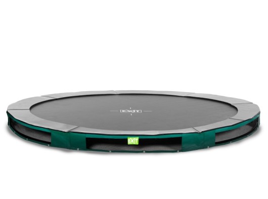 Trampoline EXIT 12 Elegant Inground SPORTS Ø366cm (12ft) - groen