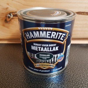 Hammerite metaallak Standaardgroen hoogglans 250ml