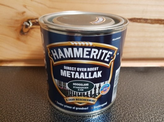 Hammerite metaallak Standaardgroen hoogglans 250ml