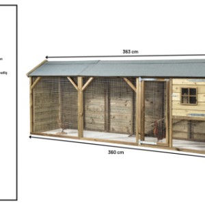 Divers afmetingen van kippenhok Jumper