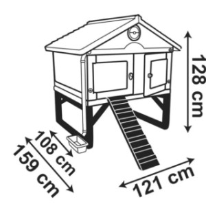 Kippenhok Polly | diverse afmetingen