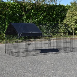 Dierenren Louise met zonnescherm 220x103x103cm