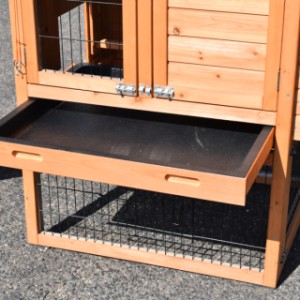 Konijnenhok Prestige Small Dubbel - uitschuifbare lade