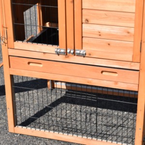 Konijnenhok Prestige Small Dubbel - uitschuifbare lade