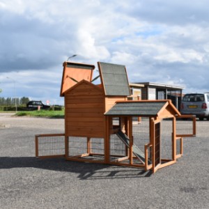 Konijnenhok Prestige Small met ren links