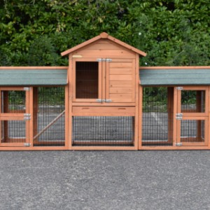 Konijnenhok Prestige Small Dubbel - vooraanzicht