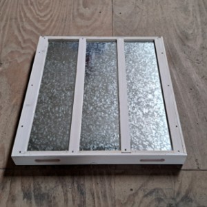 Schuiflade voor dierenhok wit 55x59x6cm