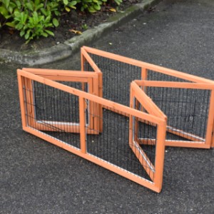 Konijnenren Multirun is makkelijk in te klappen