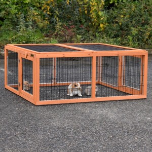 Konijnenren Multirun · antiknaag · 116x109x49cm