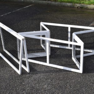 SHOWMODEL - konijnenren Multirun White 116x109x49cm