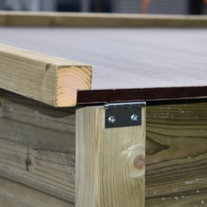 Kippenhok Chicky 2 is voorzien van stevige dakscharnieren