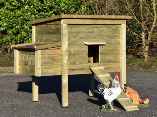 Kippenhok Chicky 2 met legnest Geïmpregneerd Vurenhout 144x84x125cm