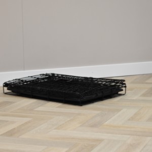 De hondenbench Profit kan eenvoudig ingeklapt worden