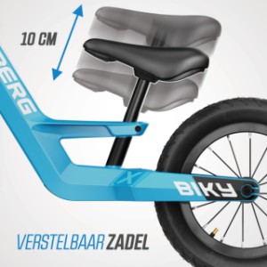 BERG Biky City Blue - versstelbaar zadel