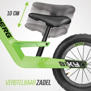 BERG Biky City Green - verstelbaar zadel