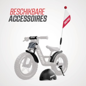 Beschikbare accessoires voor de BERG Biky's